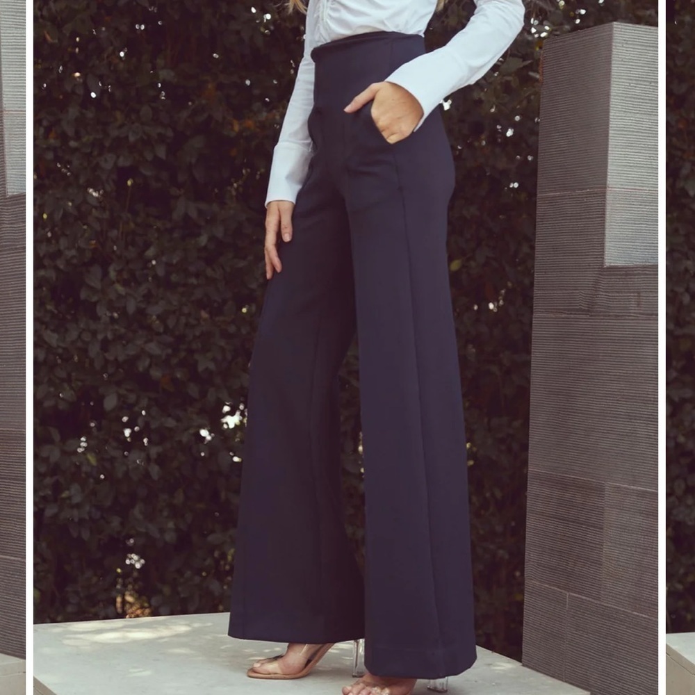 Ona by Yoon Chung Jade Wide Leg Pant - XS - Picture 3 of 6